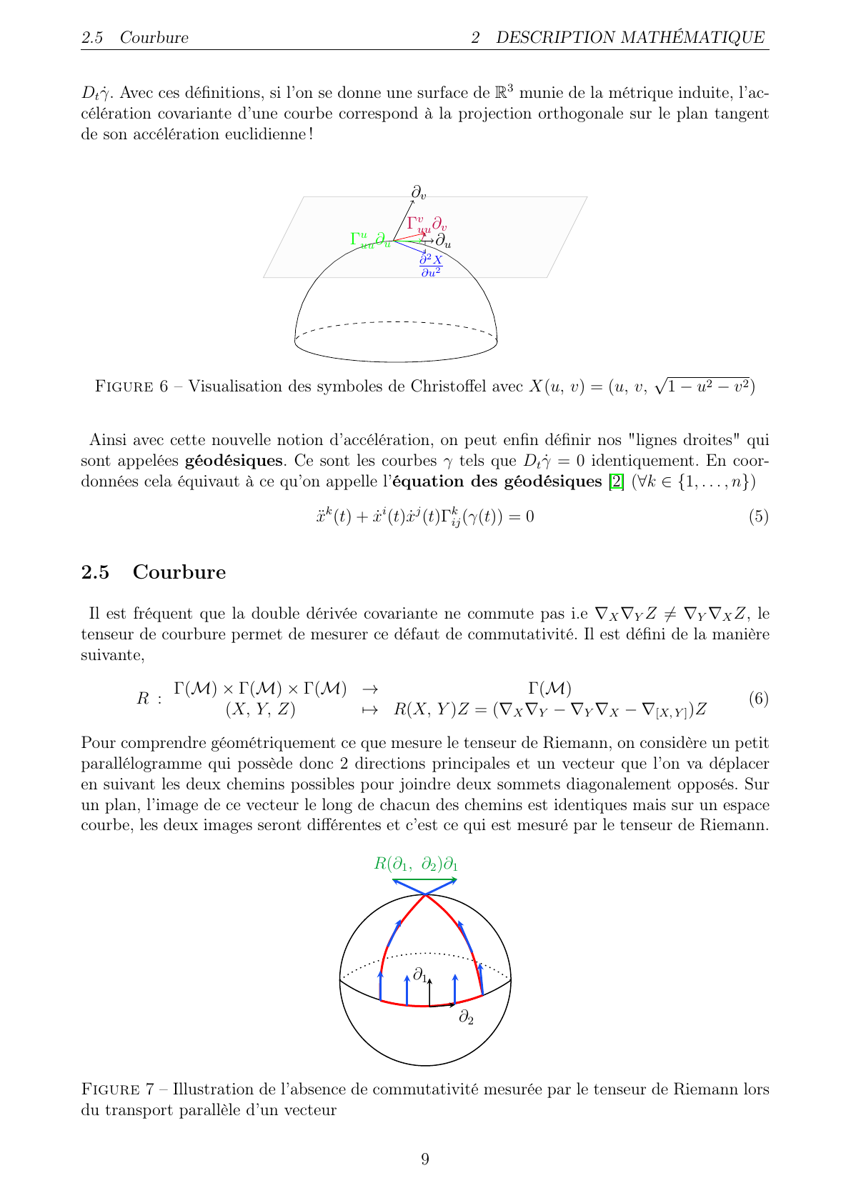 Differential geometry report — page 10